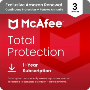 McAfee Total Protection 3-Device 2025 Ready